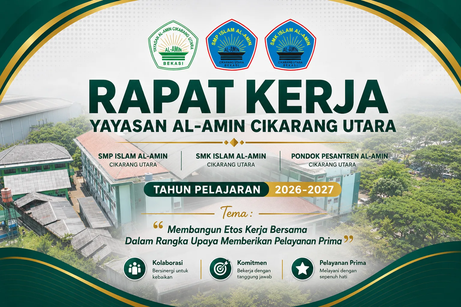 Perkuat Kolaborasi dan Pelayanan Prima, Yayasan Al-Amin Cikarang Utara Gelar Raker dan IHT 2026/2027